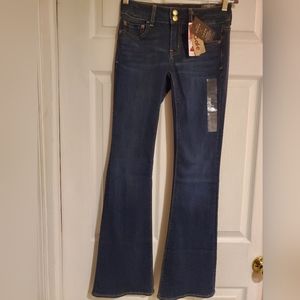 American Eagle Artist Flair Size 4 Dark Denim Jeans 👖